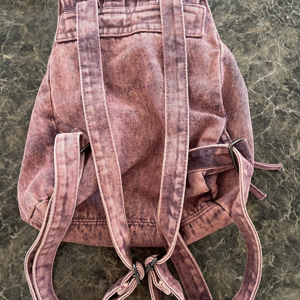 Denim Mini Backpack - Picture 3 of 3